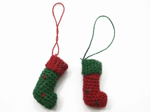 Dollhouse Miniature Christmas Decoration Santa Gift Sock Supply XMAS Supply 7208 - Image 2