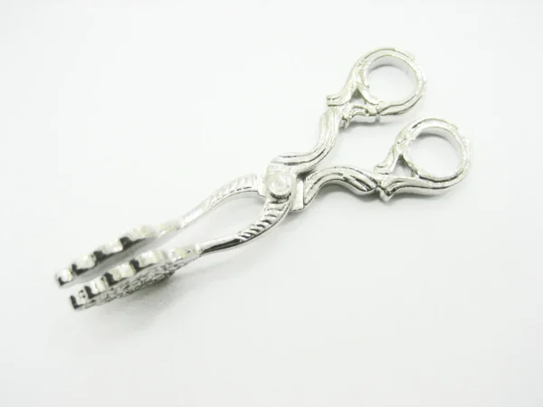 Dollhouse Miniature Food Accessories Supply 1 Metal Bakery Tong Supply 8926 - Image 2