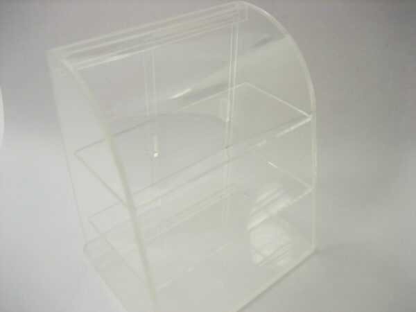 Clear Empty Acrylic Table Top Display Shop Dollhouse Miniatures Supply 9701