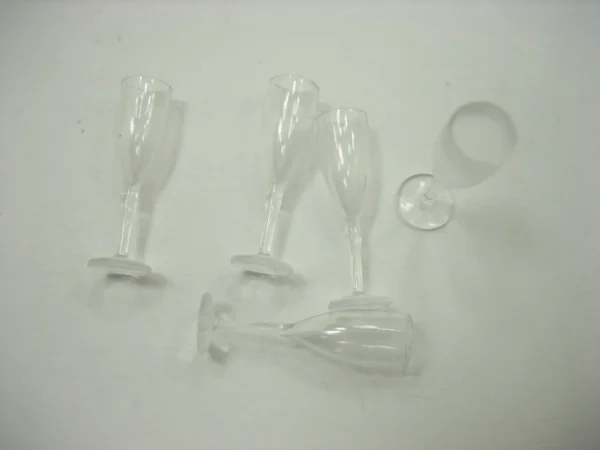 Acrylic Wine Champagne Glass Dollhouse Miniatures Drink Bar Theme Supply - Image 2