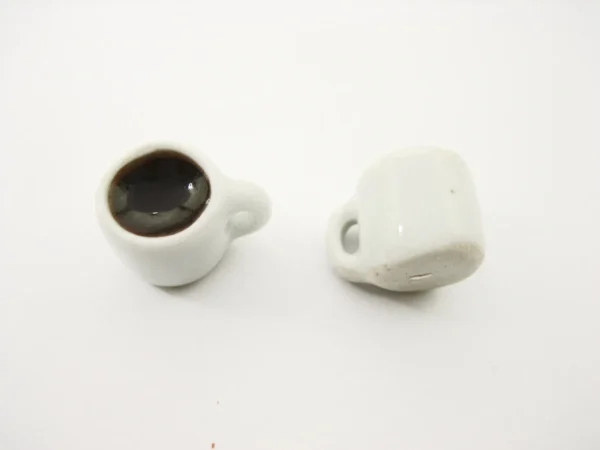 Dollhouse Food Miniature Drink Beverage Black Coffee Ceramic Cups Mug #S - Image 2
