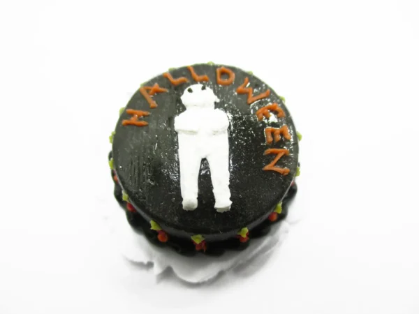 Dollhouse Miniatures Halloween Cake 2 cm Ghost Mummy Seasonal Handmade 13967 - Image 2