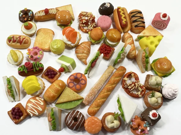 Dollhouse Miniatures Food Lot 50 Mixed Loose Bread Bakery WHOLESALE 16389 - Image 2