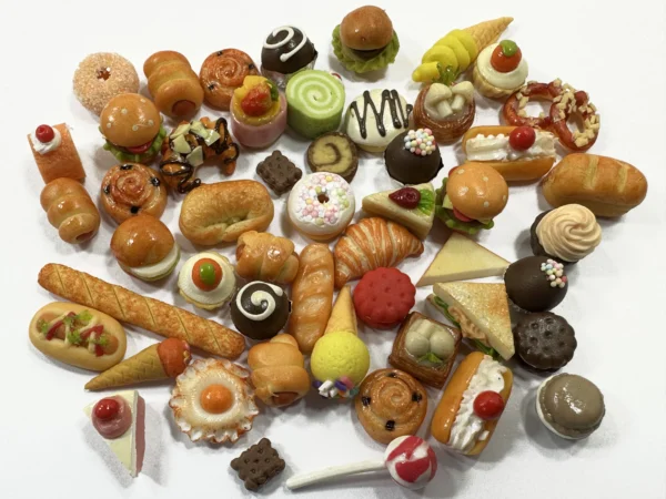 Dollhouse Miniatures Food Lot 50 Mixed Loose Bread Bakery WHOLESALE 16405 - Image 2