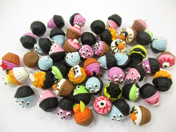 Dollhouse Miniature Food Halloween Seasonal 50 Loose Cupcake Bakery Sweets 16654 - Image 5