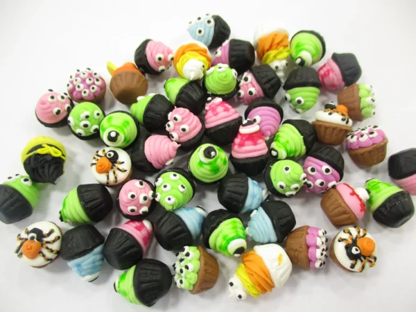 Dollhouse Miniature Food Halloween Seasonal 50 Loose Cupcake Bakery Sweets 16657 - Image 5