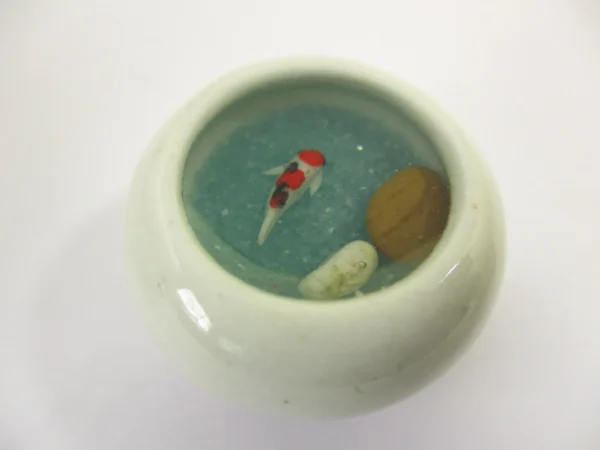 Dollhouse Miniature Mixed Color Fairy Garden Koi Fish Pond Decoration #S 16702 - Image 4