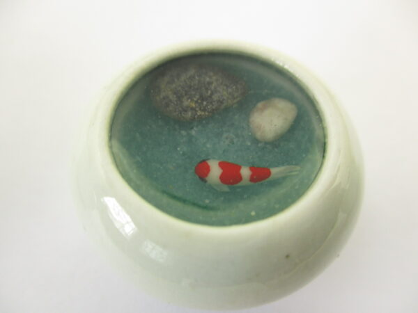 Dollhouse Miniature Mixed Color Fairy Garden Koi Fish Pond Decoration #S 16706