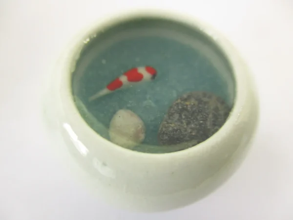 Dollhouse Miniature Mixed Color Fairy Garden Koi Fish Pond Decoration #S 16706 - Image 3