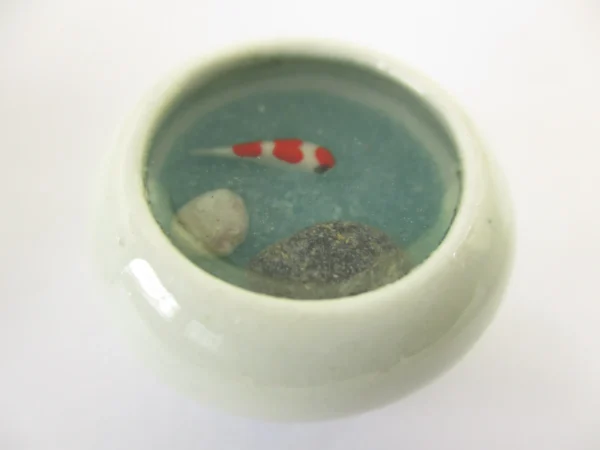 Dollhouse Miniature Mixed Color Fairy Garden Koi Fish Pond Decoration #S 16706 - Image 4