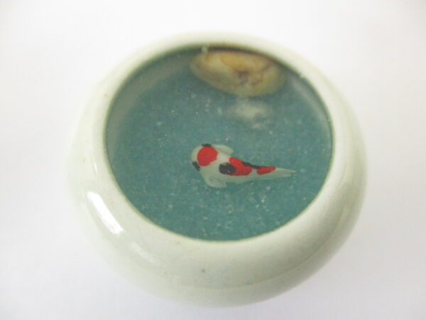 Dollhouse Miniature Mixed Color Fairy Garden Koi Fish Pond Decoration #S 16711