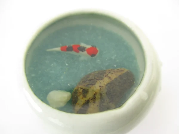 Dollhouse Miniature Mixed Color Fairy Garden Koi Fish Pond Decoration #S 16714 - Image 4