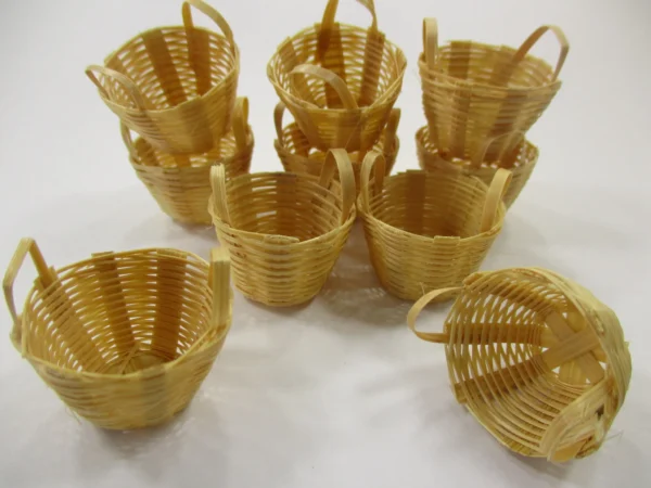 Wholesale Wicker Holder Basket Fruit Vegetable Dollhouse Miniature - Image 2