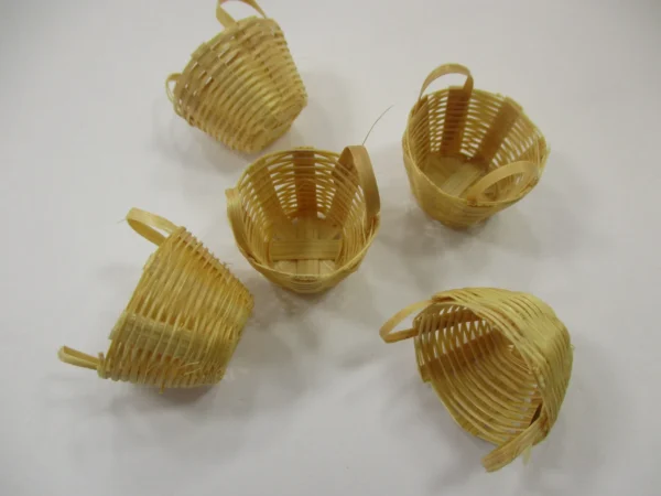 Wholesale Wicker Holder Basket Fruit Vegetable Dollhouse Miniature - Image 3