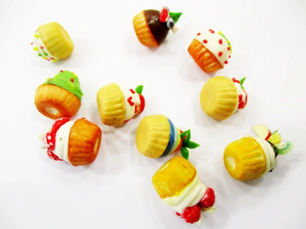 Dollhouse Miniature Food Mixed 10 Cupcake Bakery Tiny Bakery Supply 16841 - Image 4