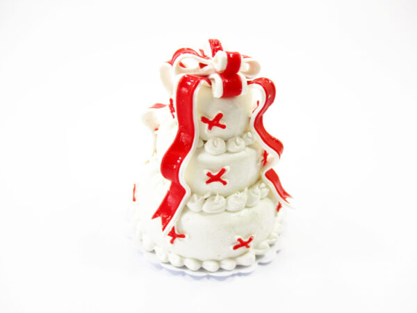 1:12 Miniature 3 Layer Wedding Cake Dollhouse Dessert Anniversary Cake 16908