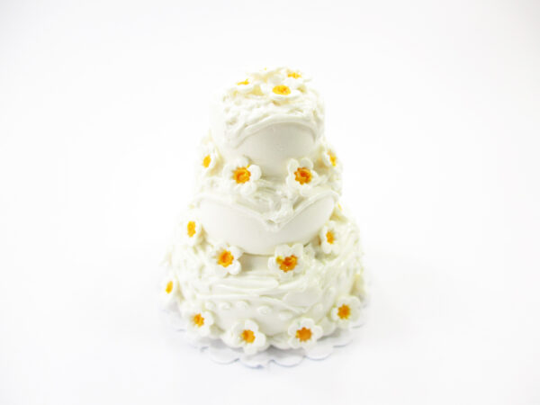 Dollhouse Wedding Cake 3 Layer Miniature Anniversary Cake 1:12 Dessert 16909