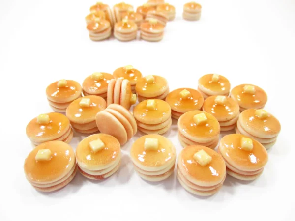 Dollhouse 10 Triple Stacked Butter Pancake Miniature Tiny Food Breakfast 16910 - Image 2
