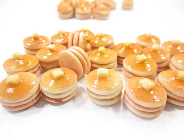 Dollhouse 10 Triple Stacked Butter Pancake Miniature Tiny Food Breakfast 16910 - Image 3