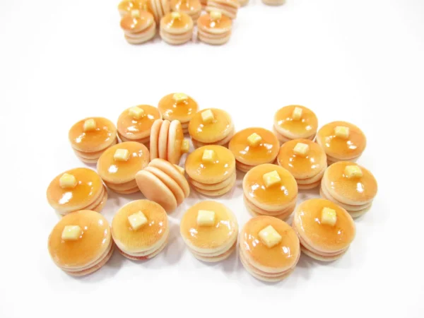 Dollhouse 10 Triple Stacked Butter Pancake Miniature Tiny Food Breakfast 16910 - Image 4
