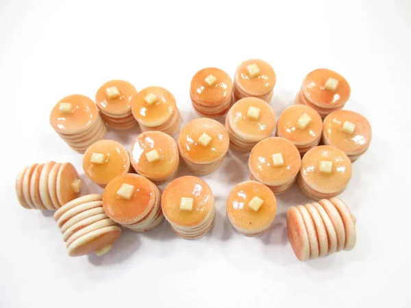 10 Dollhouse Tall Stacked Butter Pancake Miniature Food Breakfast Dessert 16912 - Image 4