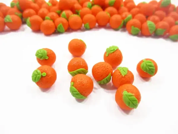 Lot Oranges Fruit Dollhouse Miniature Food WHOLESALE Supply Charms - Image 2