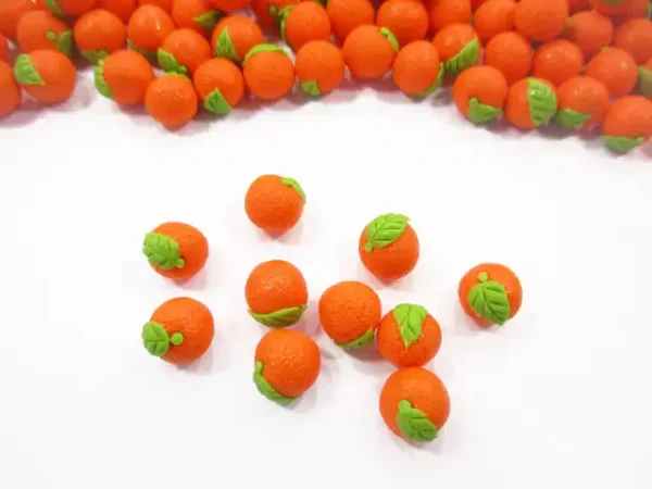 Lot Oranges Fruit Dollhouse Miniature Food WHOLESALE Supply Charms - Image 3