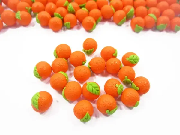 Lot Oranges Fruit Dollhouse Miniature Food WHOLESALE Supply Charms - Image 4