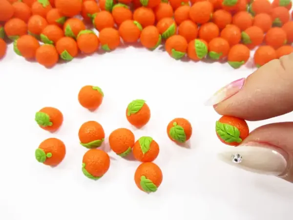 Lot Oranges Fruit Dollhouse Miniature Food WHOLESALE Supply Charms - Image 5