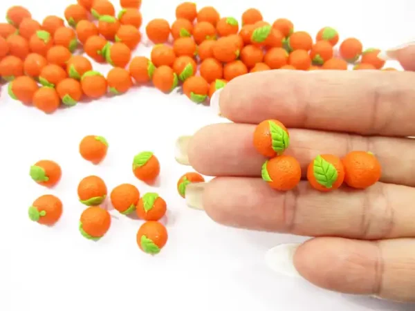 Lot Oranges Fruit Dollhouse Miniature Food WHOLESALE Supply Charms - Image 6