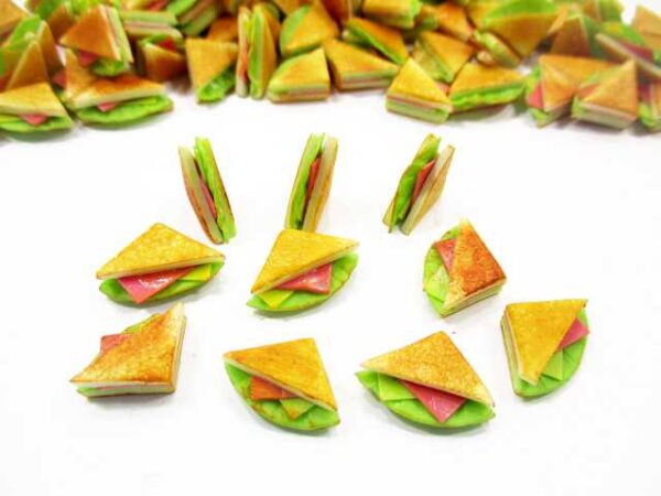 Dollhouse Miniatures Food Lot Sandwiches Bread Bakery WHOLESALE