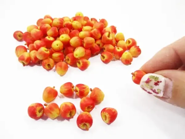 Dollhouse Miniature Food Red Gala Apple Fruit Dollhouse Food Accessories - Image 5