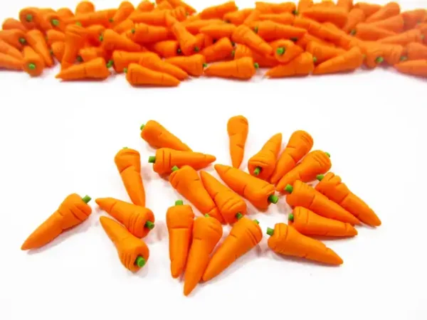 Dollhouse Food Supply 1:12 Easter Carrot Loose Vegetable Miniature Food Accessory - Image 3