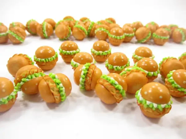 Dollhouse Miniatures Food Lot 10 Hamburger Chicken Burger Bakery Supply 13727 - Image 4