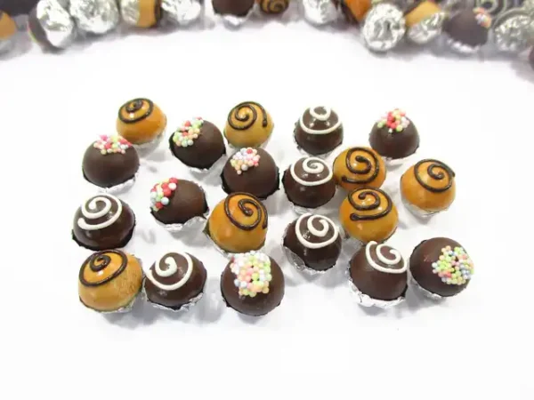 Dollhouse Miniature Food Chocolate Ball Bread Dollhouse Food Accessory - Image 4