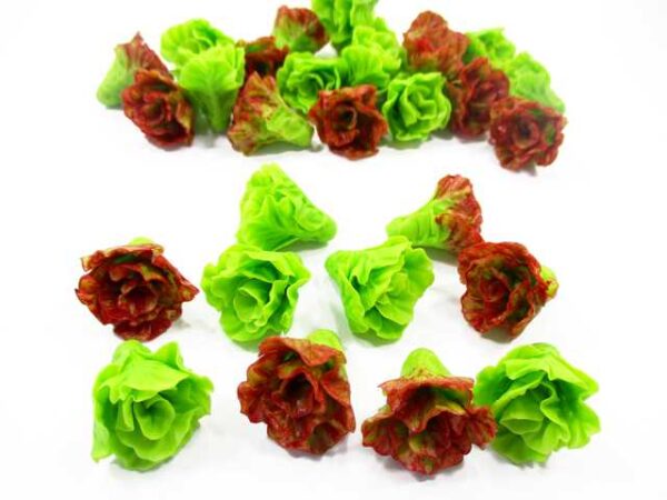 10 Loose Lettuce Salad Vegetable 1:6 Dollhouse Miniature Supply