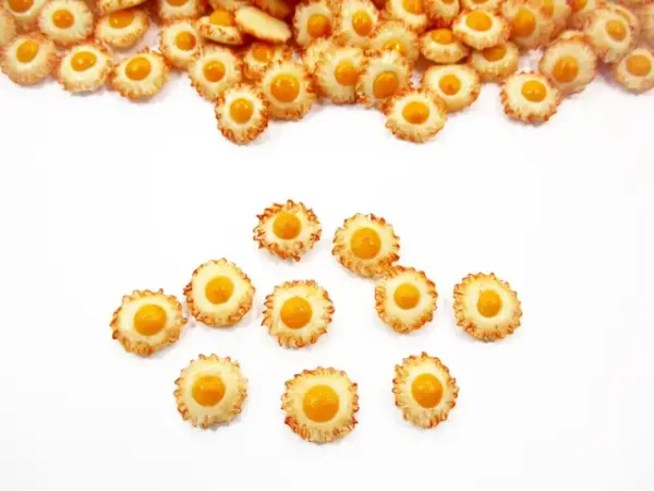 Dollhouse Miniatures Food Lot Loose Fried Eggs Mini Breakfast Supply - Image 3