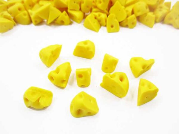 Dollhouse Miniature Lot Yellow Cheese Slice Dollhouse Tiny food Supply