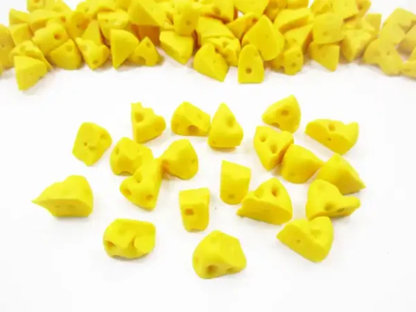 Dollhouse Miniature Lot Yellow Cheese Slice Dollhouse Tiny food Supply - Image 3