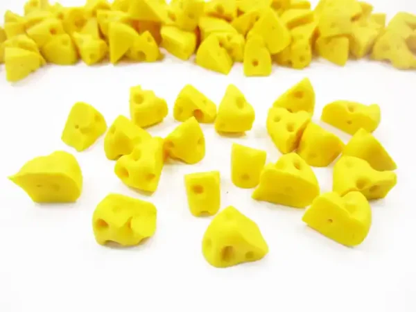 Dollhouse Miniature Lot Yellow Cheese Slice Dollhouse Tiny food Supply - Image 4