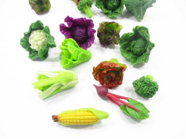 Mixed 10 Loose Corn Salad Vegetables 1:6 Dollhouse Miniature Food Supply 16650
