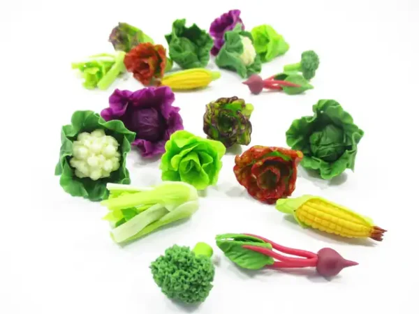 Mixed 10 Loose Corn Salad Vegetables 1:6 Dollhouse Miniature Food Supply 16650 - Image 3