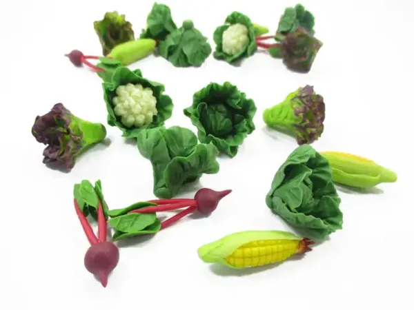 Mixed 10 Loose Corn Salad Vegetables 1:6 Dollhouse Miniature Food Supply 16652 - Image 4