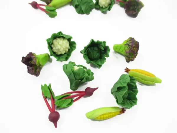 Mixed 10 Loose Corn Salad Vegetables 1:6 Dollhouse Miniature Food Supply 16652 - Image 5