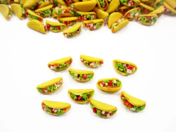 Loose Beef And Salad Taco Dollhouse Miniatures Food Bakery - Image 2