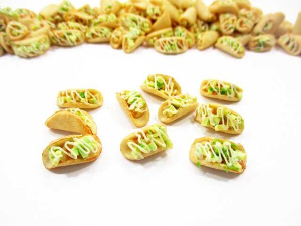 Loose Avocado Salad Taco Dollhouse Miniatures Food Bakery