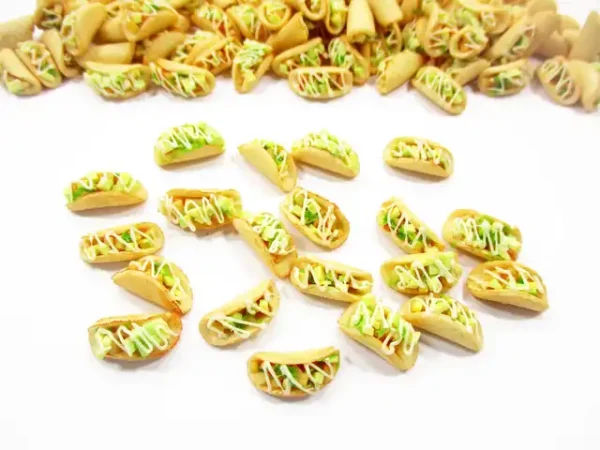 Loose Avocado Salad Taco Dollhouse Miniatures Food Bakery - Image 4