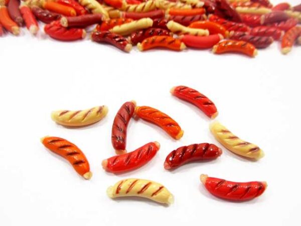 Dollhouse Miniature Food Loose Sausage Breakfast Supply Food