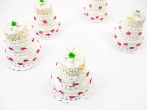 Dollhouse Wedding Cake 3 Layer Miniature Anniversary Cake 1:12 Dessert 16924 - Image 3