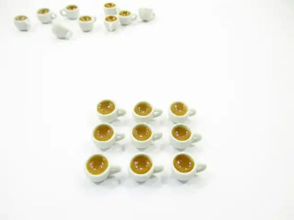 Dollhouse Miniature Food Drink Beverage Ceramic Coffee Cups Mugs #S - Image 3